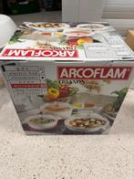 Arcoflam nieuw in doos set van 3 pannen schalen, Ophalen of Verzenden, Nieuw, Overige materialen, Kookpan of Snelkookpan