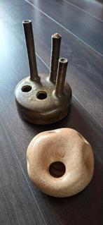 2 retro keramische olielampjes, Freek Berends, Ophalen of Verzenden