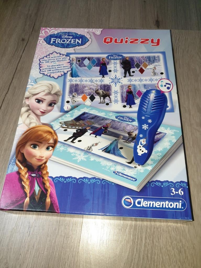 Clementoni frozen quizzy spel, Ophalen of Verzenden, Zo goed als nieuw