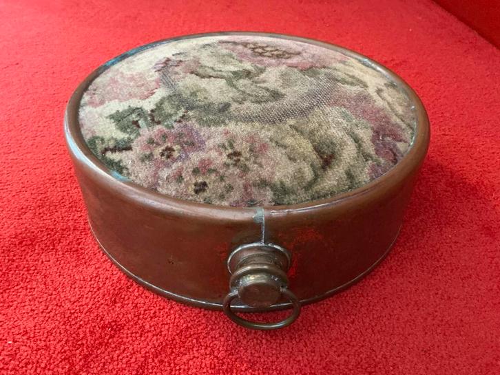 Antieke Koperen Voetenwarmer/Stoof ❤️ Jaren 30, Antiek en Kunst, Antiek | Koper en Brons, Koper, Ophalen of Verzenden