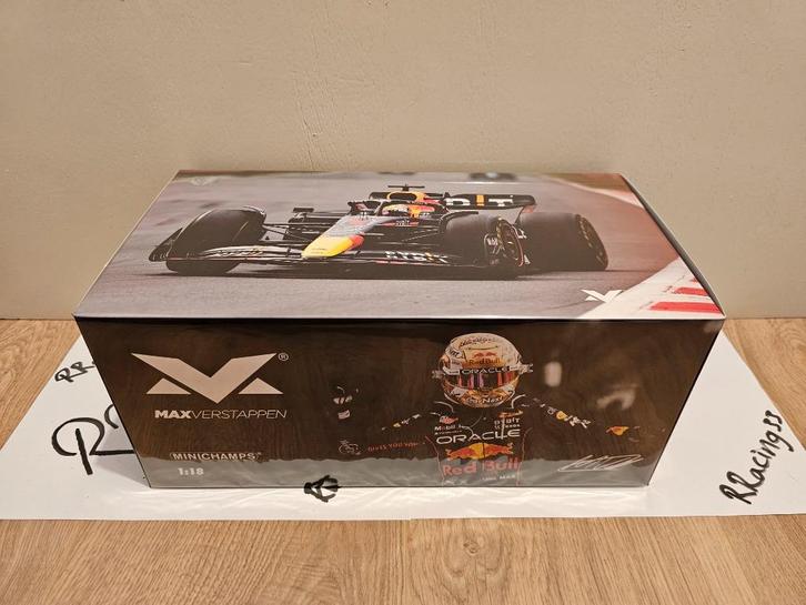 Verstappen Editie 108 winner Mexico City 2022 rb18 1:18, Verzamelen, Automerken, Motoren en Formule 1, Nieuw, Formule 1, Ophalen of Verzenden
