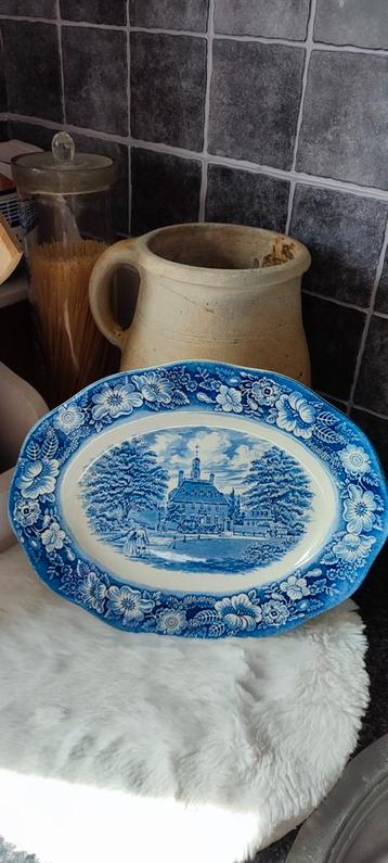 Liberty Blue Colonial Serveerschaal - 32cm beschikbaar voor biedingen