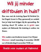 Gratis opvoedcursus voor ouders in Helmond, Ophalen, Nieuw