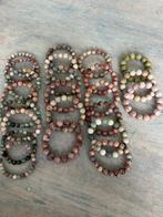 Alashan agaat armbanden, Ophalen of Verzenden, Nieuw, Overige kleuren, Elastiek