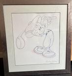 Mickey Mouse tekening in lijst, Ophalen