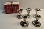 Verzilverde kandelaars mayfair collectie 5 stuks, Ophalen of Verzenden, Zilver