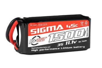 RC Plus Li-Po batterij Sigma 45C 1500 mAh 3S1P 11.1V XT-60 beschikbaar voor biedingen