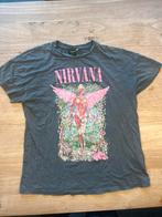 Nirvana T-shirt - Maat S - Gedragen, Kleding | Dames, Ophalen of Verzenden, Korte mouw, Maat 36 (S), Grijs