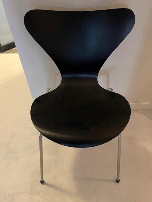Vintage design Arne Jacobsen Butterfly stoelen, Huis en Inrichting, Stoelen, Gebruikt, Twee, Hout, Metaal, Zwart, Ophalen