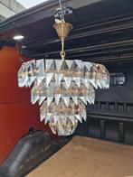 Vintage kinkeldey kristallen kroonluchter in gebruikt staat, Huis en Inrichting, Lampen | Kroonluchters, Ophalen of Verzenden