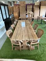 Teak tuintafel 300 cm, Tuin en Terras, Tuintafels, Nieuw, Teakhout, Rechthoekig, Ophalen