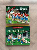 Vintage Pop-Up boeken – De drie biggetjes & Sneeuwwitje, Ophalen of Verzenden, Gelezen, Sprookjes