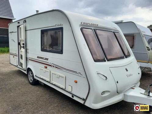 Elddis Crusader Hurricane 470, Caravans en Kamperen, Caravans, Bedrijf, tot en met 2, 1000 - 1250 kg, Standaardzit, Elddis, 2 aparte bedden