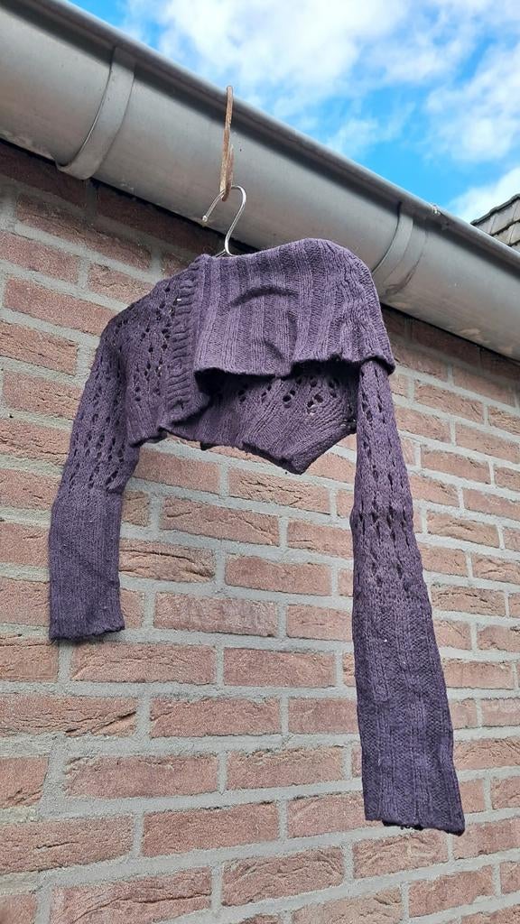 Mexx kort paars hip vest maat 134-140, Ophalen of Verzenden, Mexx, Meisje, Trui of Vest