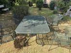Tuintafelset van Engarden by Kettler donkergroen, Tuin en Terras, Ophalen, Gebruikt, Rechthoekig, Metaal