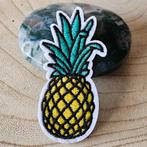 Strijk embleem Iron on Patch applicatie Ananas, Hobby en Vrije tijd, D, Verzenden, Nieuw, D