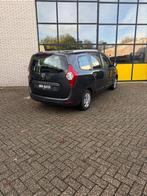 Dacia Lodgy 1.3 TCe Essential 7p, Stoel verwarming, Navi, Auto's, Stof, Gebruikt, Zwart, 7 stoelen