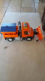 Playmobil sneeuwschuiver/ zoutstooier/strooier /bouw, Kinderen en Baby's, Speelgoed | Playmobil, Ophalen of Verzenden, Gebruikt