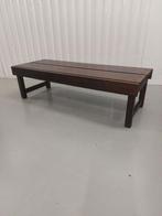 Vintage Lattenbank jaren 70, Ophalen, Gebruikt, Bruin, Vintage