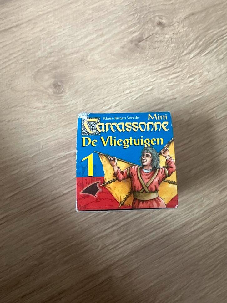 Carcassonne Mini Uitbreiding - De Vliegtuigen, Hobby en Vrije tijd, Gezelschapsspellen | Bordspellen, Gebruikt, Een of twee spelers