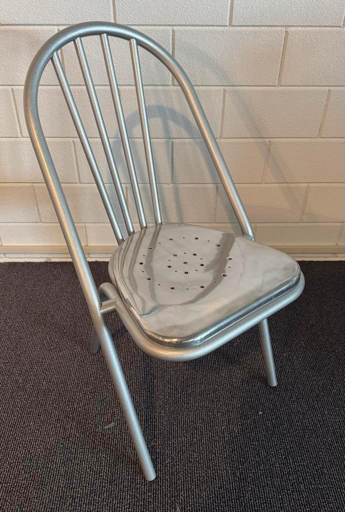 Stoel - LA CHAISE SURPIL - by DCW Editions, Huis en Inrichting, Stoelen, Gebruikt, Eén, Metaal, Grijs, Ophalen