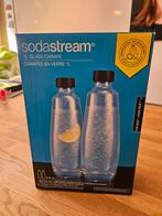 SodaStream DUO twee glazen flessen 1 liter, Ophalen of Verzenden, Nieuw