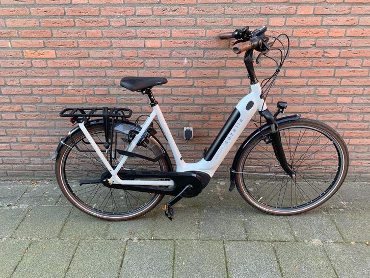 Gazelle Grenoble C7+ HMB met 500wh accu Zo goed als nieuw!, Fietsen en Brommers, Fietsen | Dames | Damesfietsen, Zo goed als nieuw