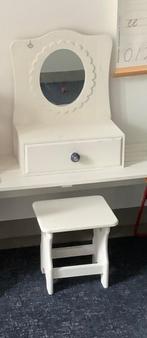 Spiegel Kaptafeltje met lade en kruk kind merk LIEF, Ophalen, Rechthoekig, Minder dan 50 cm, Minder dan 100 cm