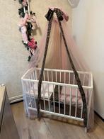 Petit Amelie Co-sleeper Wieg incl hemeltje en piekstok, Kinderen en Baby's, Ophalen, Zo goed als nieuw, Wieg