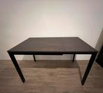IKEA VANGSTA uitschuifbare eettafel zwart/bruin, Ophalen, 100 tot 150 cm, 50 tot 100 cm, Zo goed als nieuw