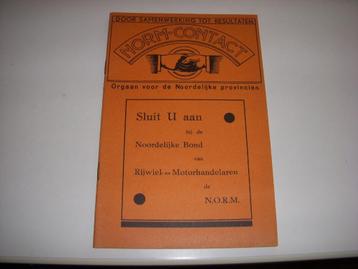 Blad van Noordelijke Bond Rijwiel en Motorhandelaren 1941 beschikbaar voor biedingen