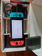 Zeer nette Nintendo Switch V1 Unpatched, Met 2 controllers, Ophalen of Verzenden, Zo goed als nieuw, Switch Original