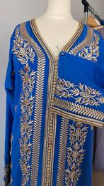 Prachtige Kaftan met Borduurwerk & Steentjes, Blauw, Nieuw, Ophalen of Verzenden, Maat 36 (S)