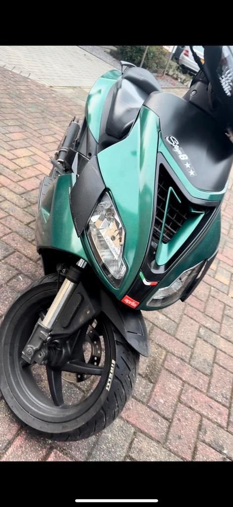 Aprillia Sr50R DD Runnerblok 70cc op pap, Fietsen en Brommers, Scooters | Piaggio, Zo goed als nieuw, Overige modellen, Tweetakt