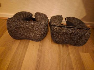 U-vormig nekkussen (2 st) voor reizen beschikbaar voor biedingen