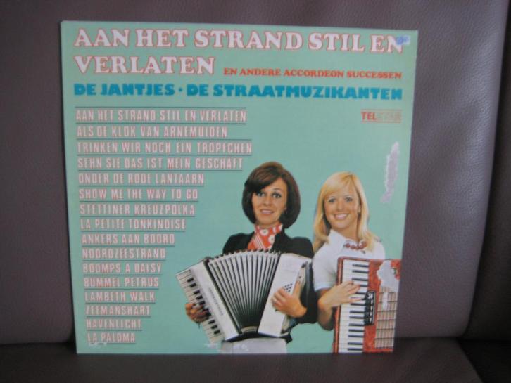 de Jantjes, Accordeon* – Aan Het Strand Stil En Verlaten, Cd's en Dvd's, Vinyl | Nederlandstalig, Zo goed als nieuw, Levenslied of Smartlap