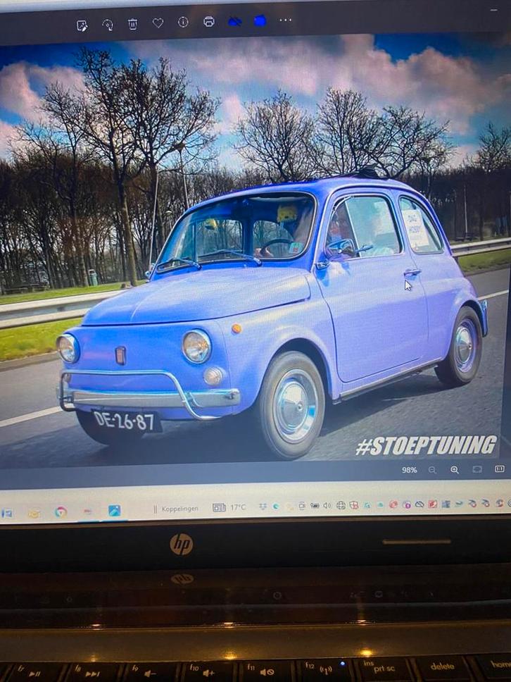 Fiat 500 0.5 L 1970 Bruin, Auto's, Fiat, Particulier, Benzine, Hatchback, Handgeschakeld, Geïmporteerd, Overige kleuren, Bruin