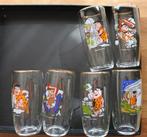 Complete set 6 The Flintstones limonadeglazen mét DOOS Exota, Ophalen of Verzenden, Smurfen, Zo goed als nieuw, Gebruiksvoorwerp