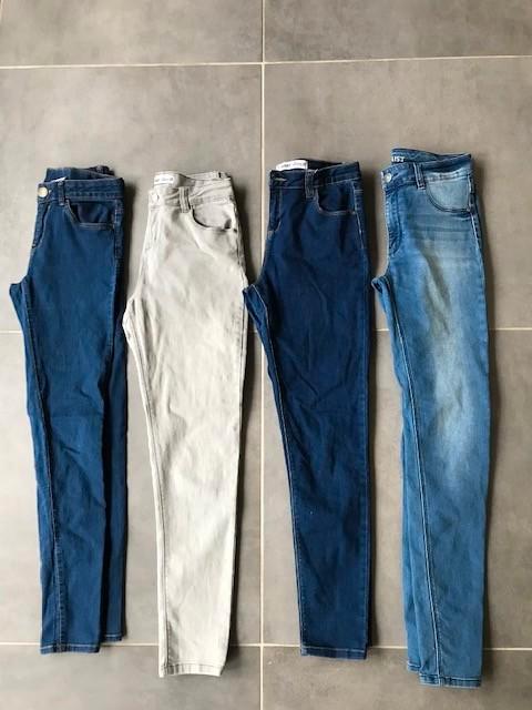 4 x spijkerbroek jeans meisje maat 164/170, Kinderen en Baby's, Kinderkleding | Maat 164, Zo goed als nieuw, Meisje, Broek, Ophalen of Verzenden
