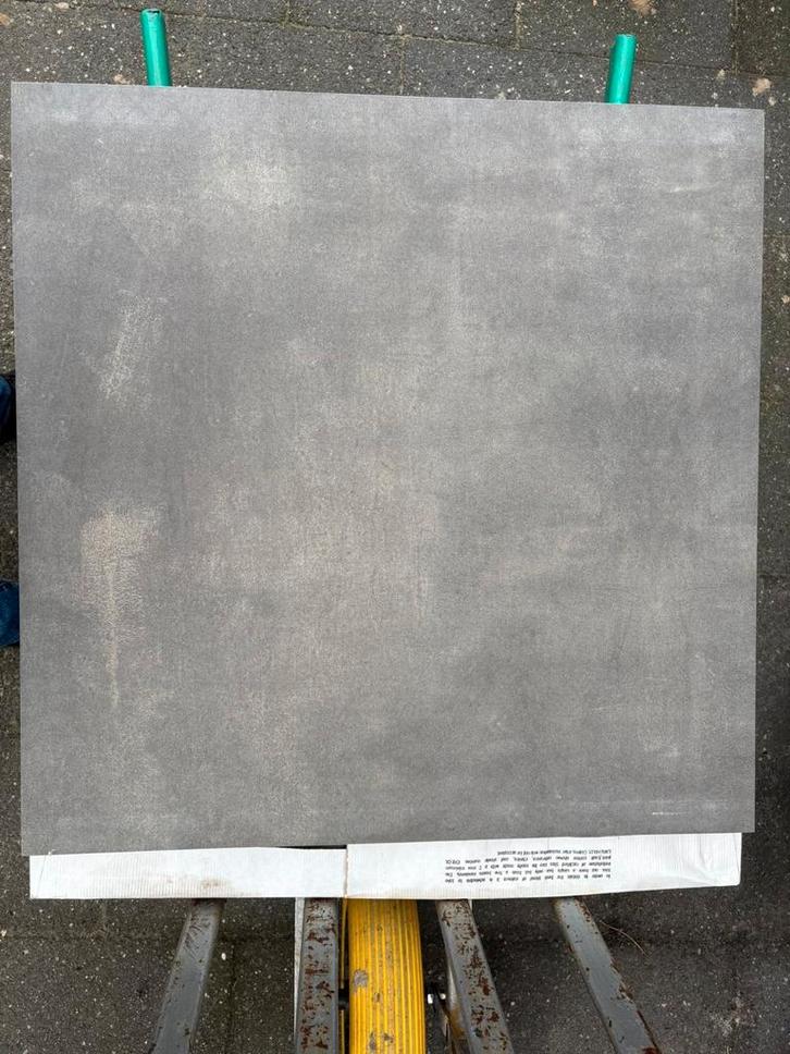 Grijze terrastegels 80x80x3cm, Tuin en Terras, Tegels en Klinkers, Gebruikt, Terrastegels, Beton, Minder dan 5 m², Ophalen