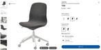 Office chair LÅNGFJÄLL Gunnared, Ophalen, Zo goed als nieuw, Grijs, Bureaustoel