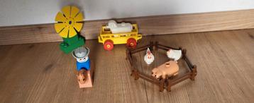 Vintage Lego Duplo boer met dieren beschikbaar voor biedingen