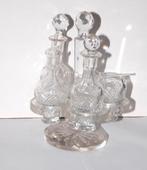 Kristallen olie en azijn stel, Ophalen of Verzenden