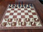 Vintage schaak- en damspel, Ophalen of Verzenden, Gebruikt