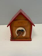 Spaarpot uit  1970 dog house handgemaakt, Ophalen of Verzenden, Zo goed als nieuw, Metaal of Blik, Overige thema's