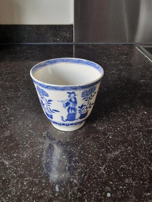Antieke Chinese theekopjes met bordjes, Antiek en Kunst, Antiek | Porselein, Ophalen of Verzenden