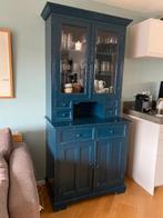 Vintage servieskast - Farrow & Ball Stiffkey Blue, Antiek en Kunst, Antiek | Meubels | Kasten, Ophalen