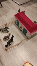 Schleich Paardenstal met Paarden en Accessoires, Ophalen of Verzenden, Zo goed als nieuw, Jongen of Meisje