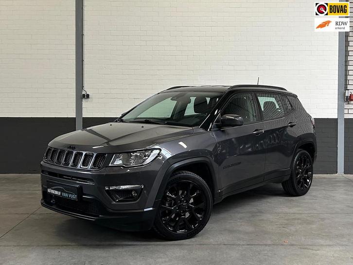 Jeep Compass 1.3T Night Eagle 1750 trekgewicht, Apple-Androi, Auto's, Jeep, Bedrijf, Te koop, Compass, ABS, Achteruitrijcamera