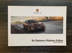 Nederlandse brochure Porsche Panamera Platinum Edition 2012, Boeken, Porsche, Nieuw, Ophalen of Verzenden, Porsche